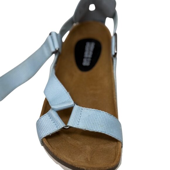 Design Lab Wialla Sandals Adjustable Fabric Straps Light Blue Size Size 7.5 - Picture 11 of 12